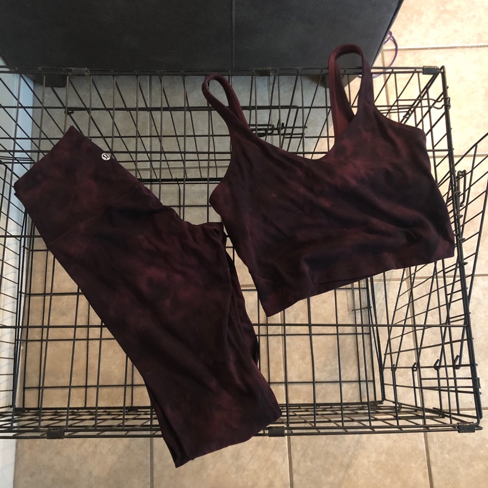 Lululemon Diamond Dye Align Tank & Leggings